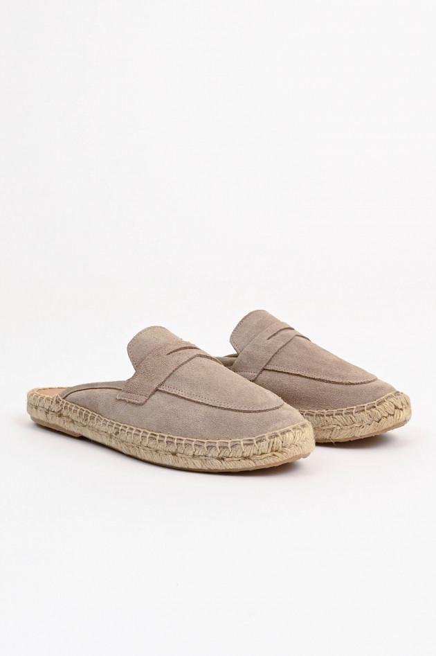 Abarca Espadrilles Slipper ANTIFAZ SERRAJE in Beige
