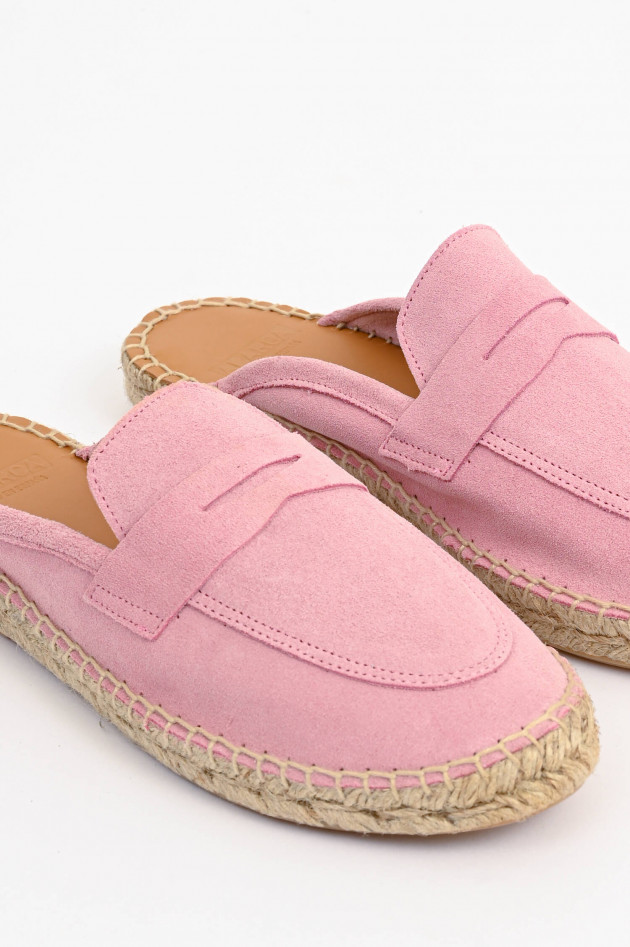 Abarca Espadrilles Slipper ANTIFAZ SERRAJE in Rosa