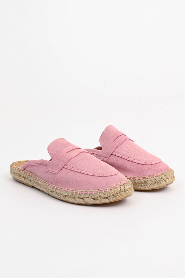 Abarca Espadrilles Slipper ANTIFAZ SERRAJE in Rosa