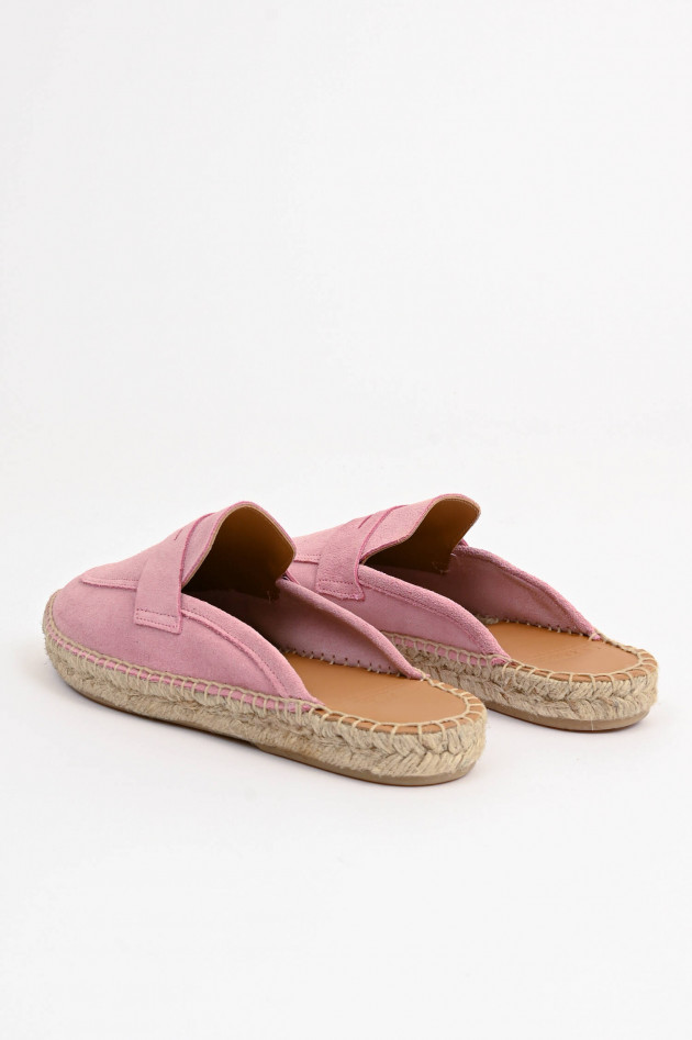 Abarca Espadrilles Slipper ANTIFAZ SERRAJE in Rosa