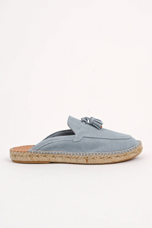 Abarca Espadrilles Slipper BORJAS in Hellblau