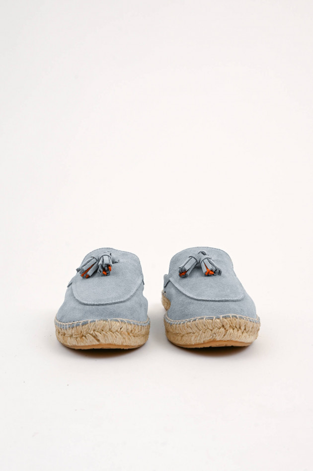 Abarca Espadrilles Slipper BORJAS in Hellblau