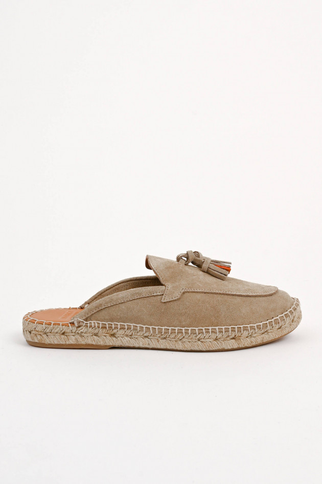 Abarca Espadrilles Slipper BORJAS in Beige