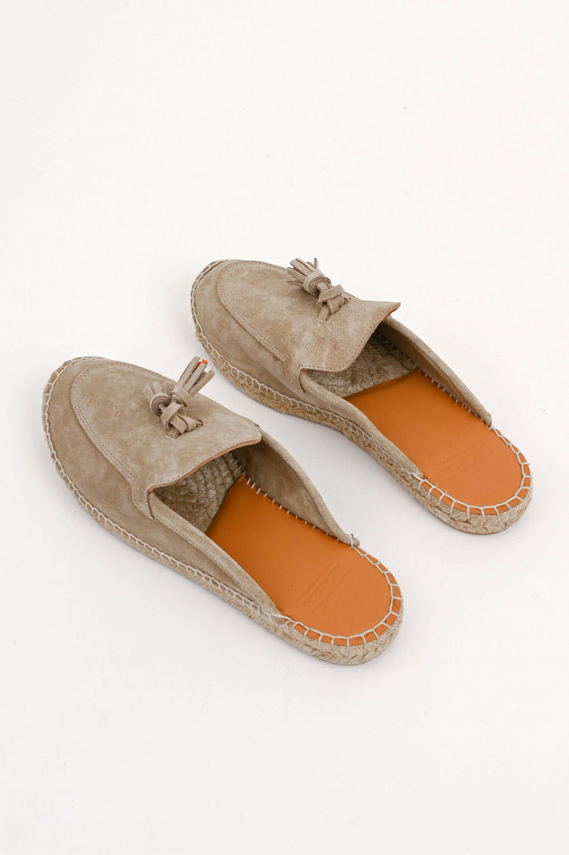 Abarca Espadrilles Slipper BORJAS in Beige