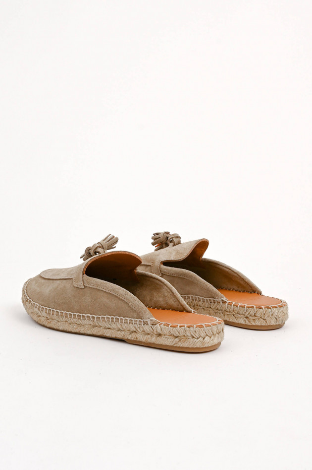 Abarca Espadrilles Slipper BORJAS in Beige