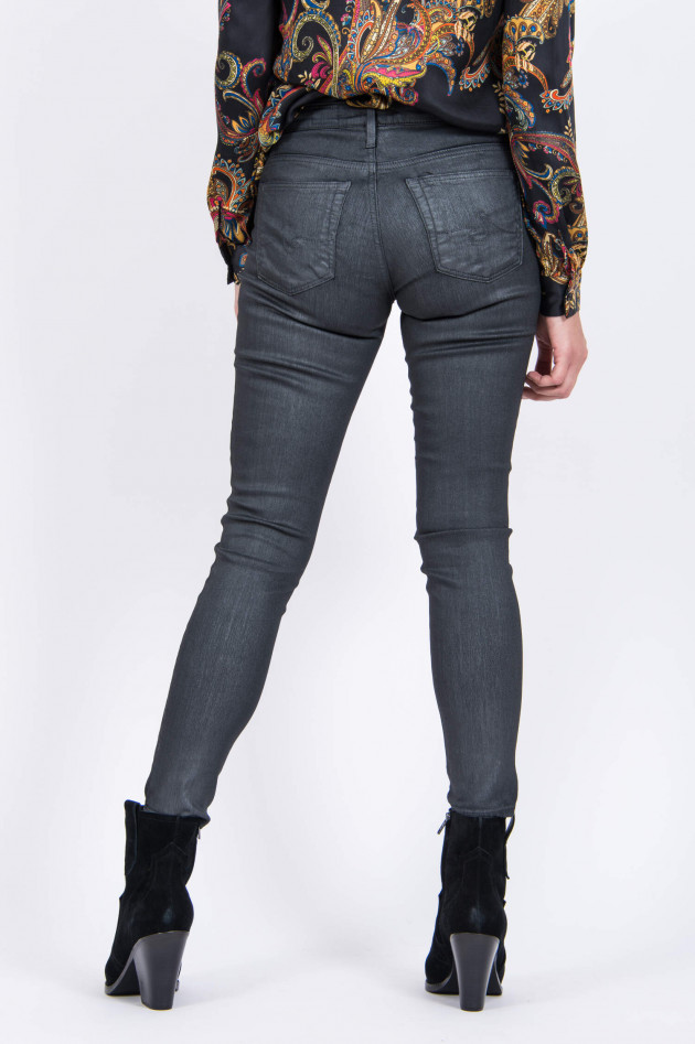 Adriano Goldschmied Jeans THE LEGGING ANKLE in Antra beschichtet
