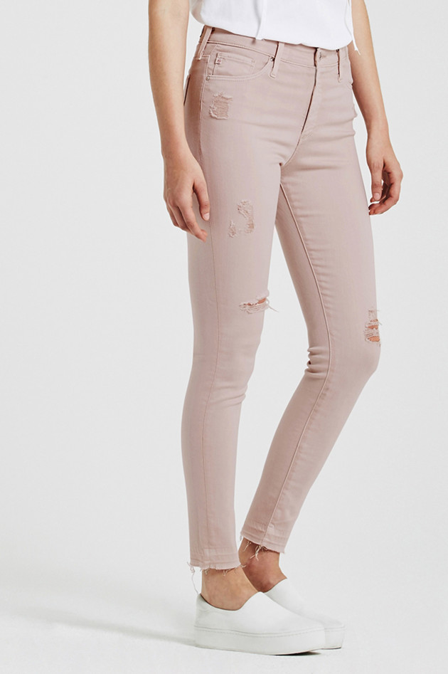 Adriano Goldschmied Jeans THE FARRAH SKINNY ANKLE in Rosé