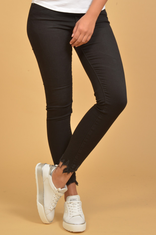 Adriano Goldschmied Jeans THE FARRAH SKINNY ANKLE in Schwarz