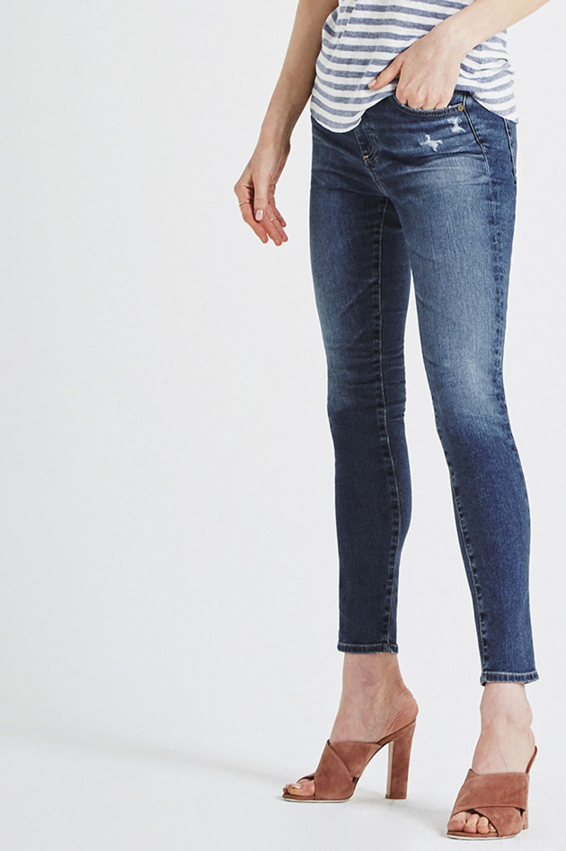 Adriano Goldschmied Jeans THE MIDDI ANKLE in Blau