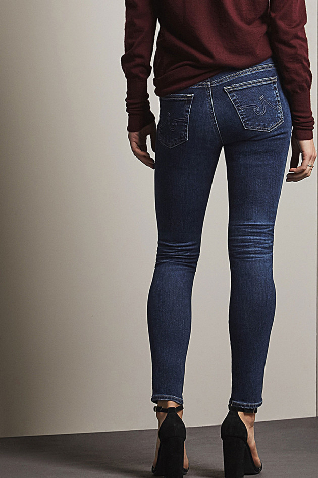 Adriano Goldschmied Jeans THE LEGGING ANKLE in Blau