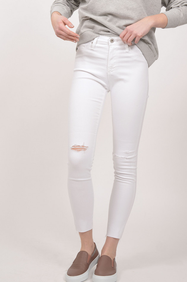 Adriano Goldschmied Jeans THE FARRAH SKINNY ANKLE in Weiß