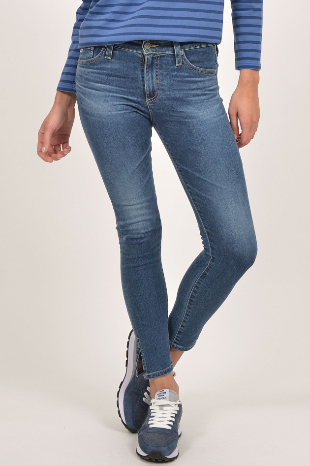 Adriano Goldschmied Jeans THE FARRAH SKINNY ANKLE in Mittelblau