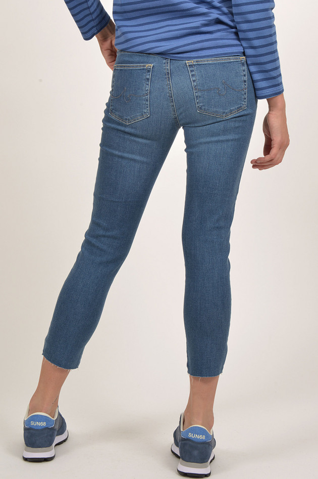 Adriano Goldschmied Jeans THE PRIMA CROP in Mittelblau