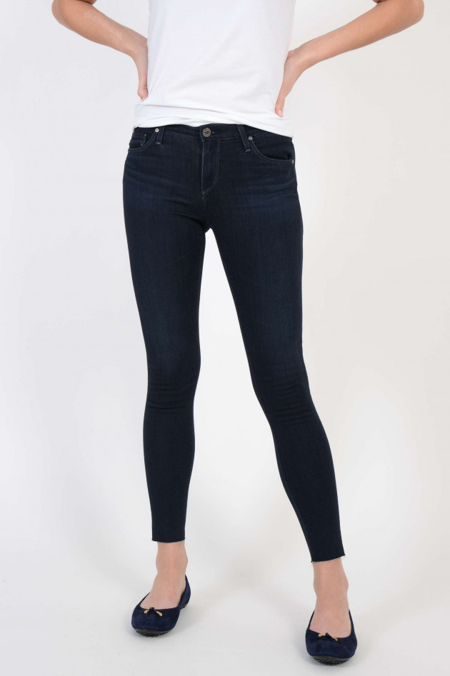 Adriano Goldschmied Jeans THE LEGGING ANKLE in Blau/Schwarz