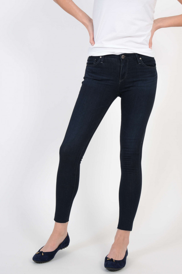 Adriano Goldschmied Jeans THE LEGGING ANKLE in Blau/Schwarz