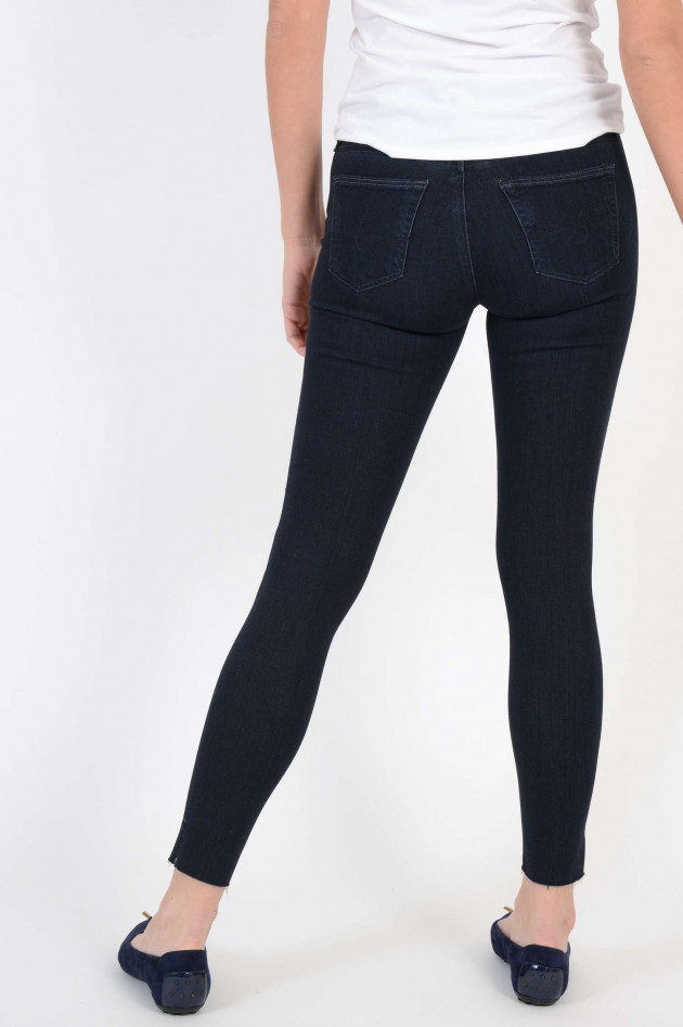 Adriano Goldschmied Jeans THE LEGGING ANKLE in Blau/Schwarz