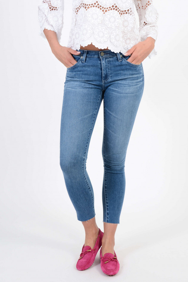 Adriano Goldschmied Jeans THE LEGGING ANKLE in Mittelblau