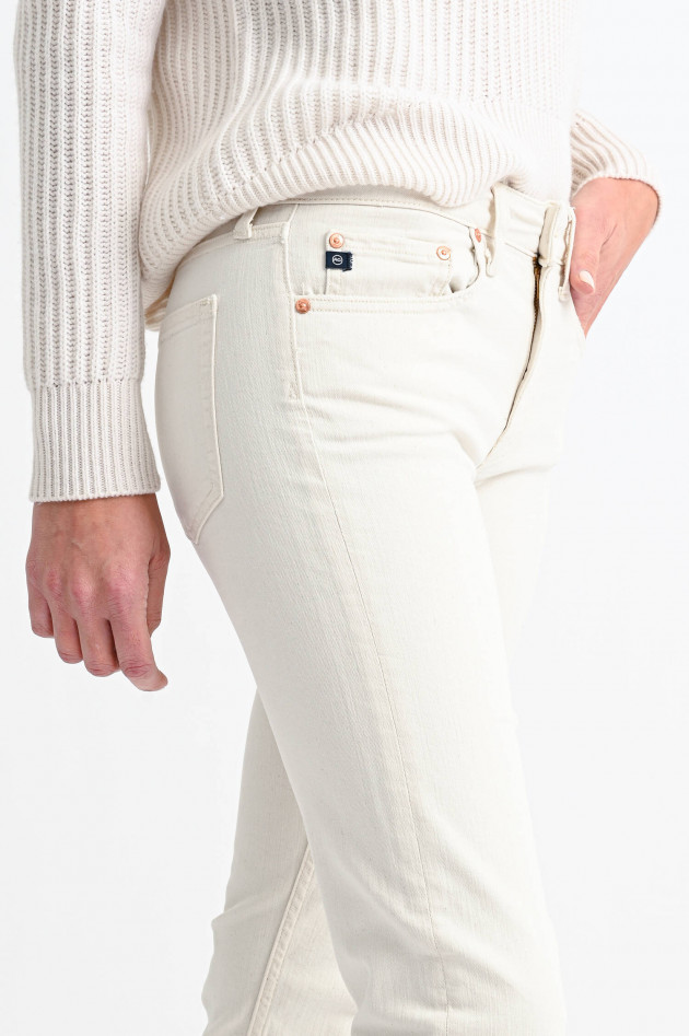 Adriano Goldschmied Cropped Jeans GIRLFRIEND in Creme