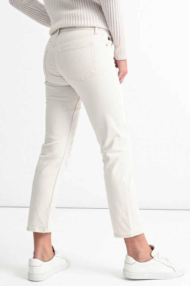 Adriano Goldschmied Cropped Jeans GIRLFRIEND in Creme