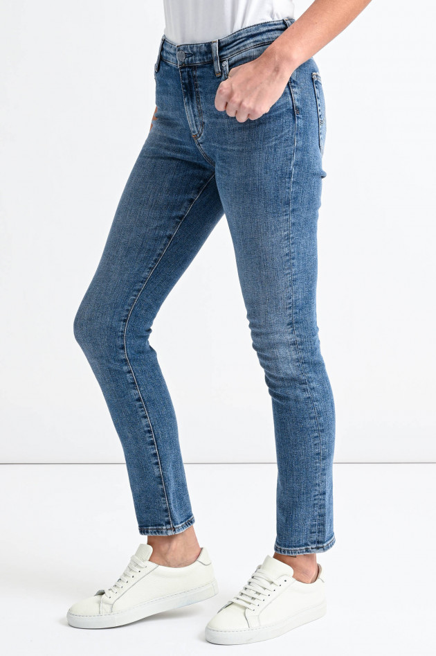 Adriano Goldschmied Cropped Jeans MARI in Mittelblau