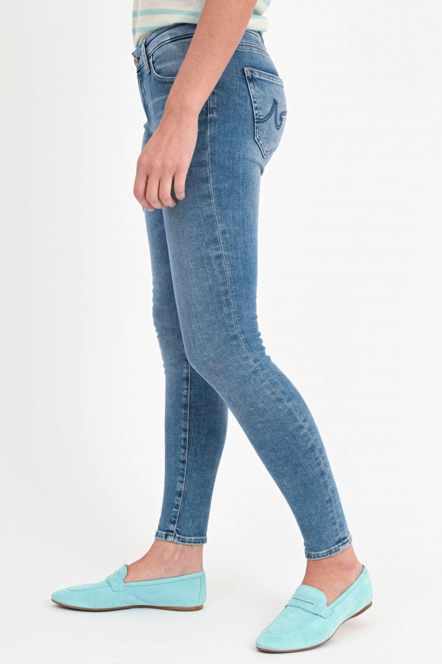 Adriano Goldschmied Slim Fit Jeans LEGGING ANKLE in Mittelblau