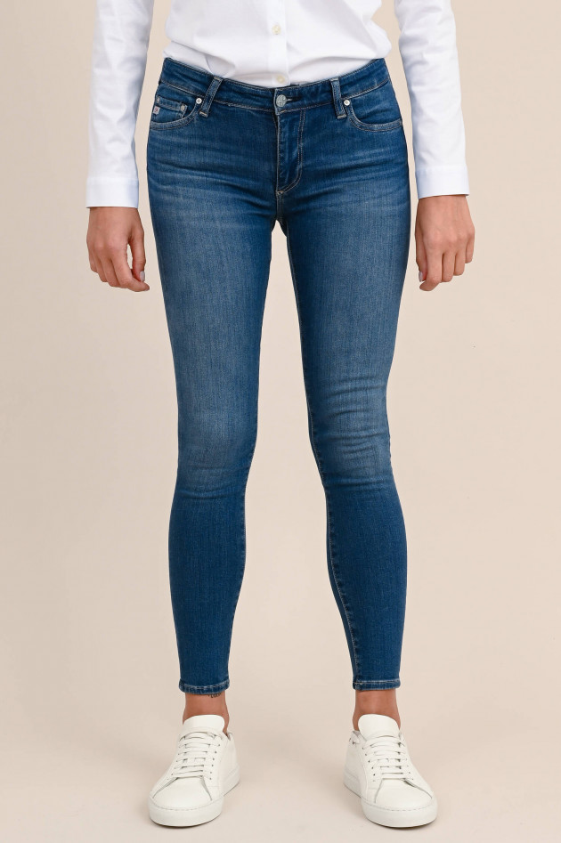 Adriano Goldschmied Slim Fit Jeans LEGGING ANKLE in Mittelblau