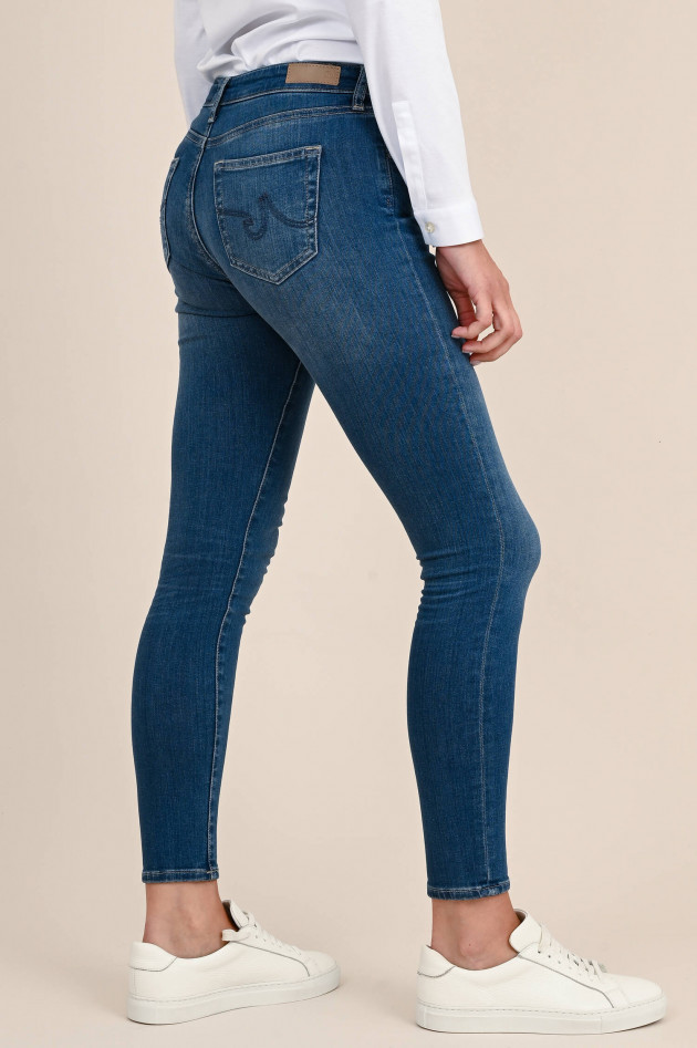 Adriano Goldschmied Slim Fit Jeans LEGGING ANKLE in Mittelblau