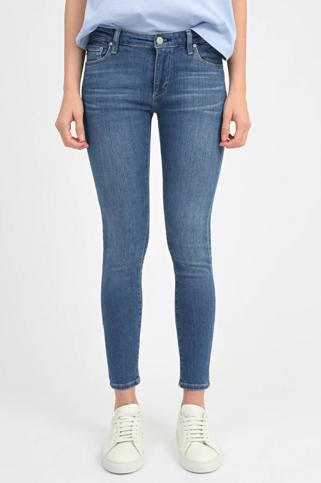 Adriano Goldschmied  Slim Fit Jeans LEGGING ANKLE in Mittelblau