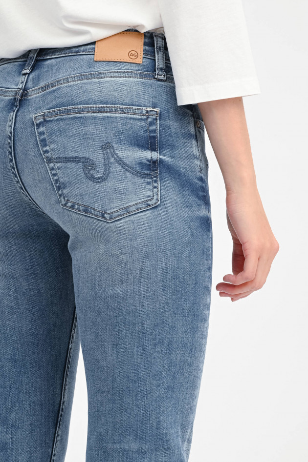 Adriano Goldschmied Straight Jeans GIRLFRIEND in Mittelblau