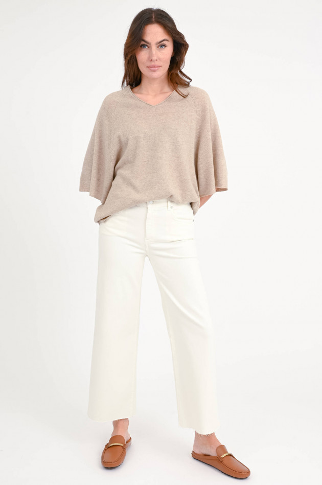Adriano Goldschmied Relaxed Wide Leg Jeans SAIGE in Marshmallow