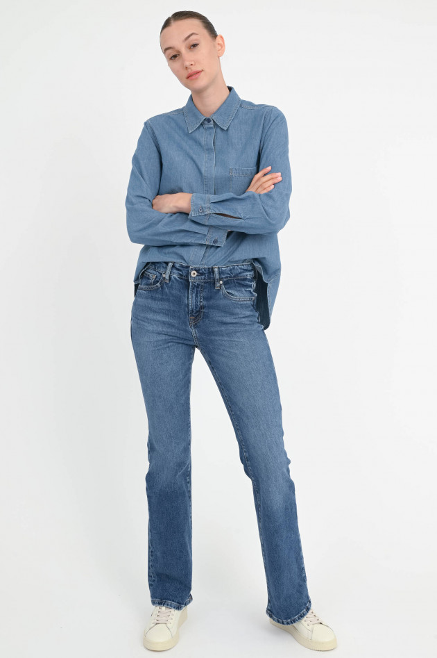 Adriano Goldschmied  Bootcut Jeans SOPHIE in Mid Blue