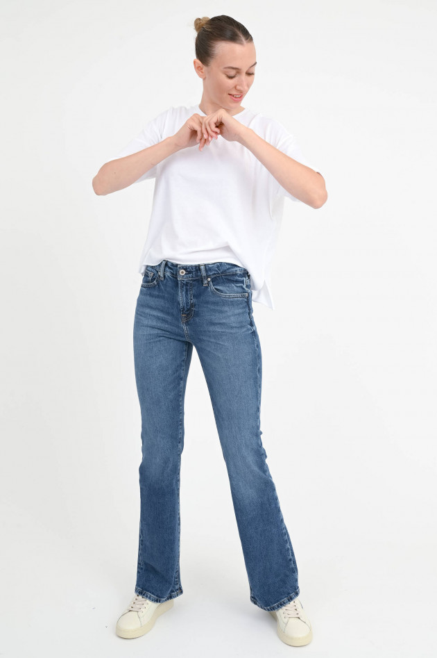 Adriano Goldschmied  Bootcut Jeans SOPHIE in Mid Blue