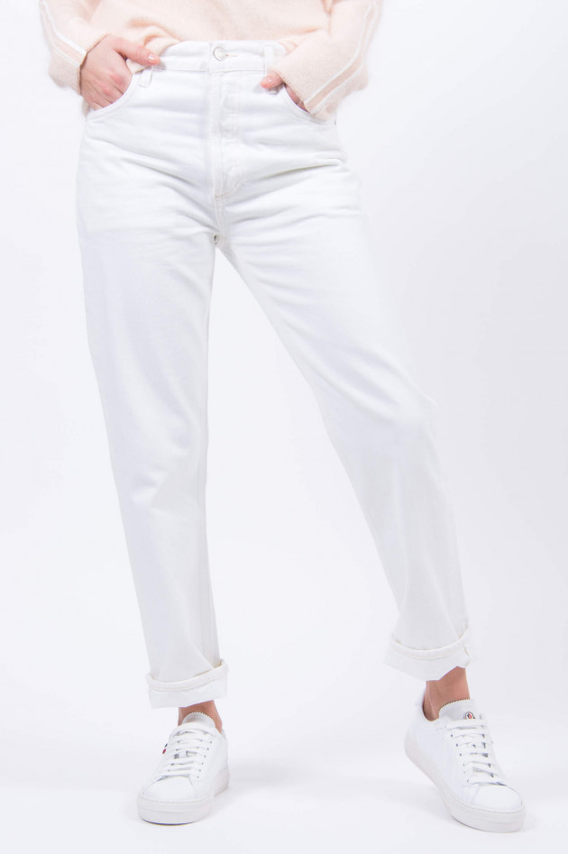 Agolde Mom-Jeans RIPLEY in Weiß