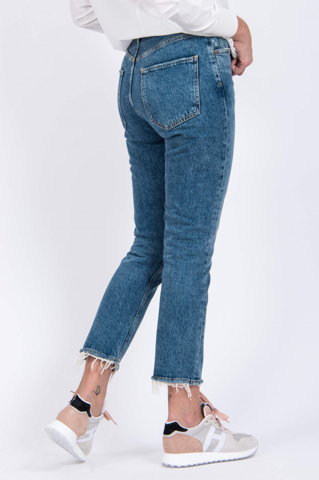 Agolde Mom Jeans RILEY in Mittelblau