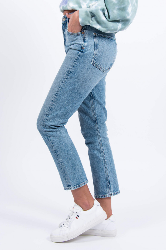 Agolde Mom Jeans RILEY in Hellblau