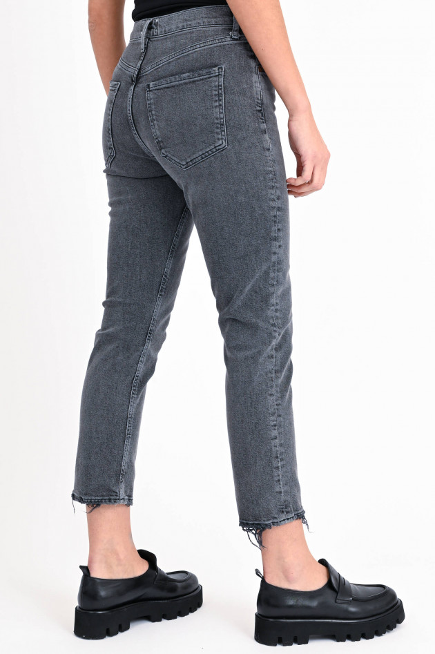 Agolde High Waist Jeans RILEY in Dunkelgrau