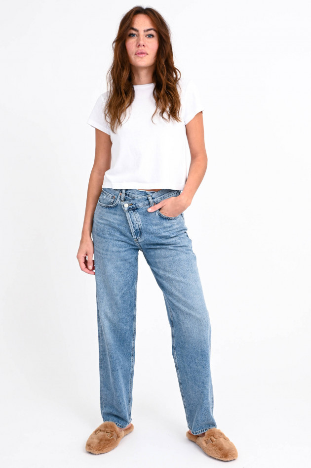 Agolde CRISS CROSS Jeans in Hellblau