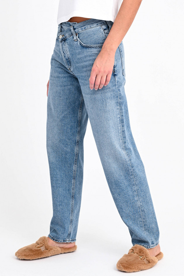 Agolde CRISS CROSS Jeans in Hellblau