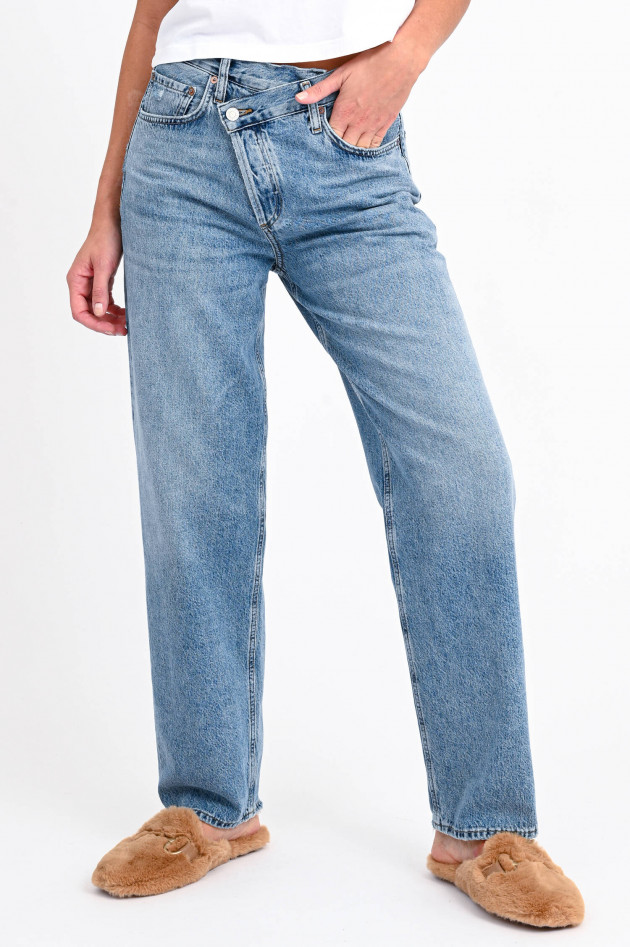 Agolde CRISS CROSS Jeans in Hellblau