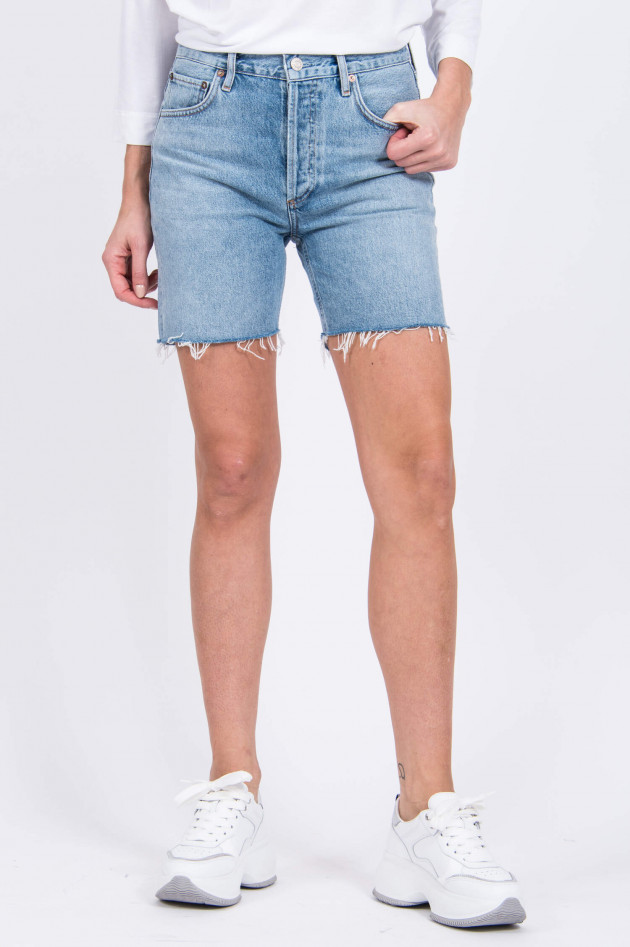 Agolde Jeansshort RUMI in Hellblau