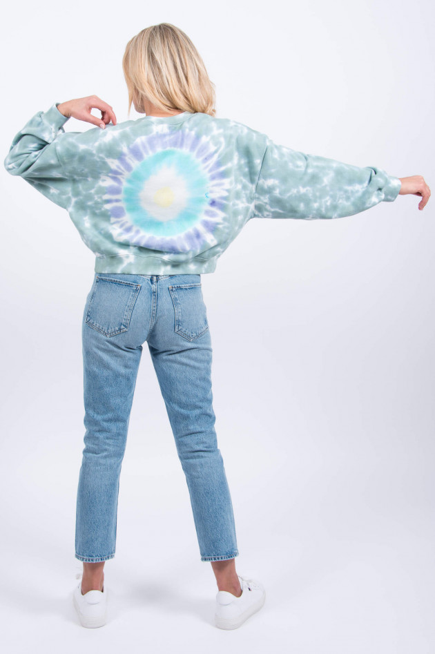 Agolde Sweater in Batik-Optik in Salbei