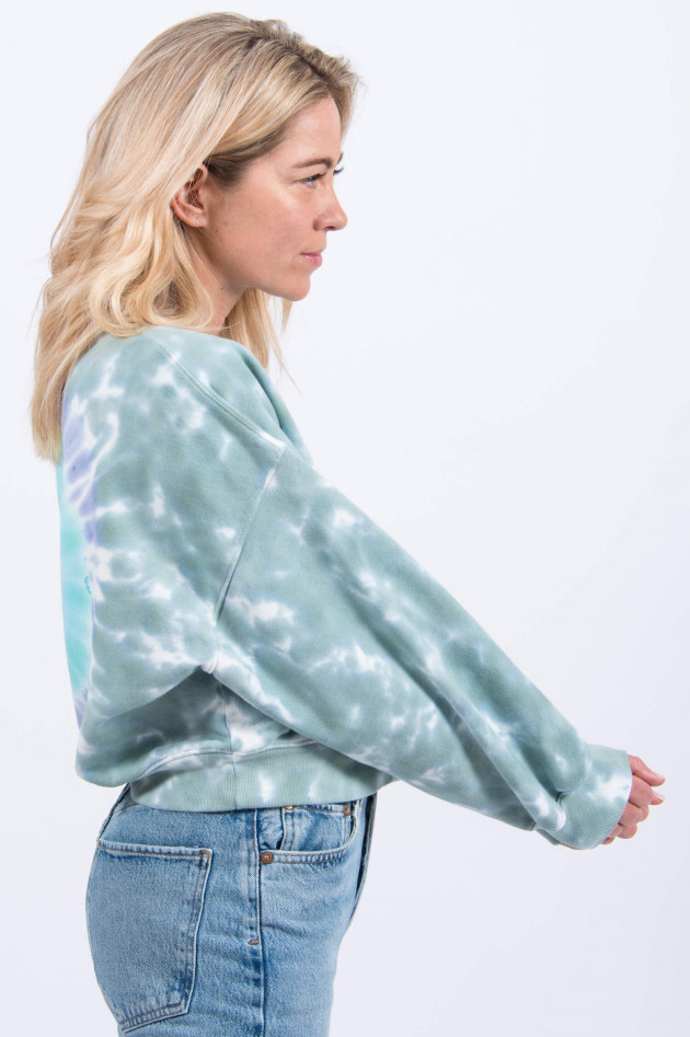 Agolde Sweater in Batik-Optik in Salbei