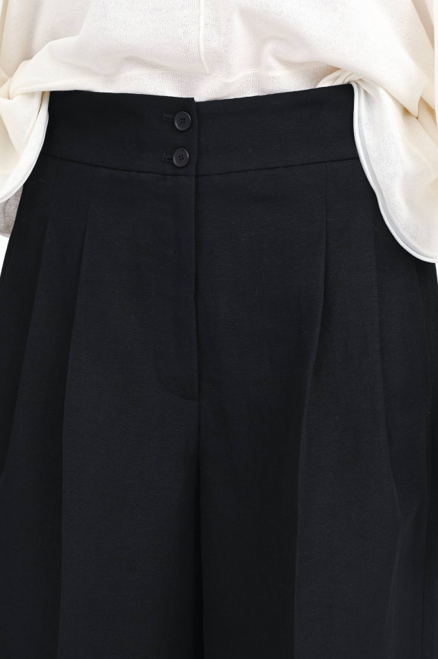 Akris Punto Wide-Leg Hose FLORENCE in Schwarz