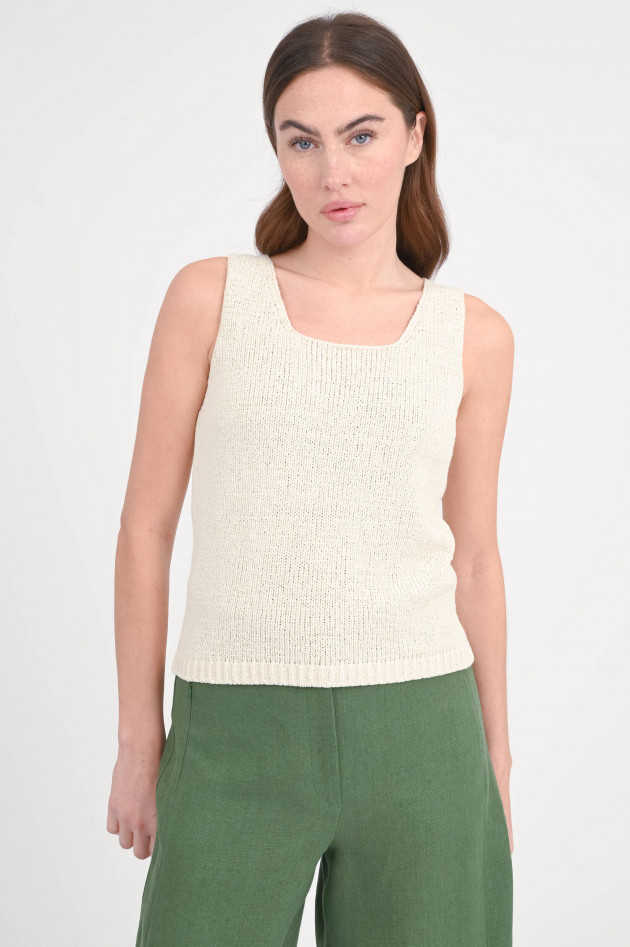 Akris Punto Gestricktes Tank-Top in Cashew