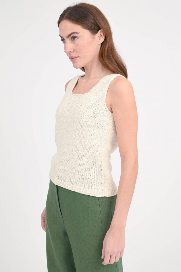 Akris Punto Gestricktes Tank-Top in Cashew