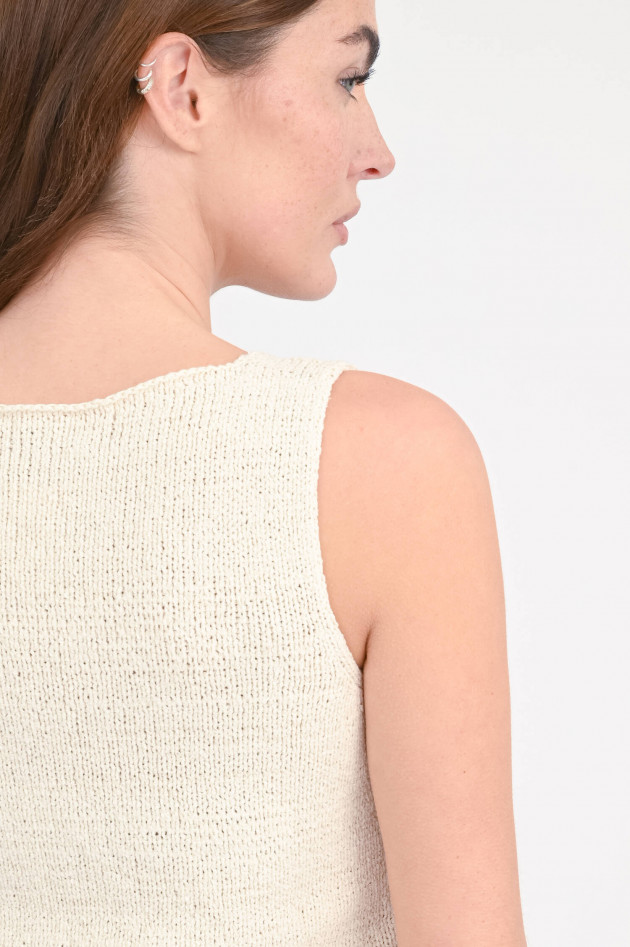 Akris Punto Gestricktes Tank-Top in Cashew
