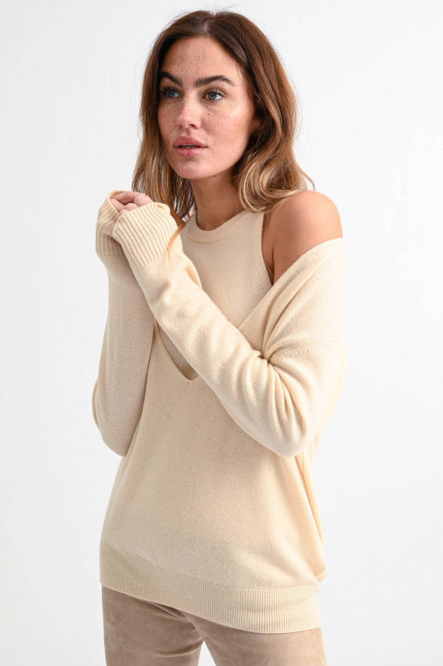 Allude Cashmere Twinset in Vanille