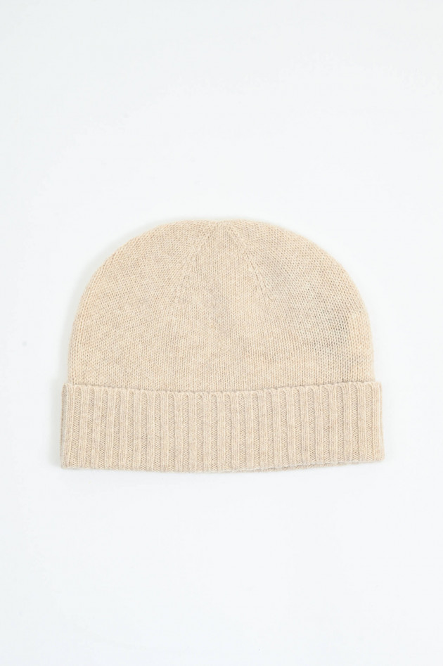 Allude Cashmere-Mütze in Beige