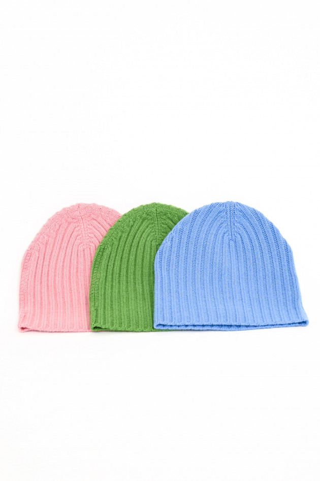 Allude Beanie aus Cashmere in Mittelblau