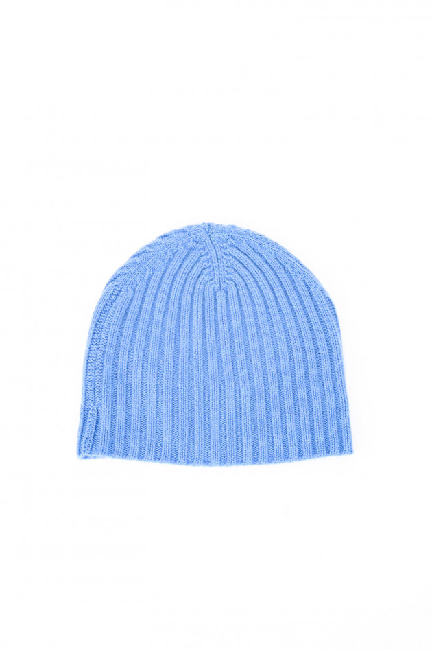 Allude Beanie aus Cashmere in Mittelblau